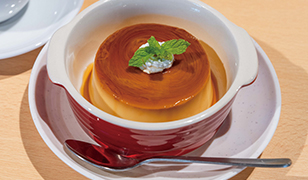 昔ながらの昭和プリンの画像